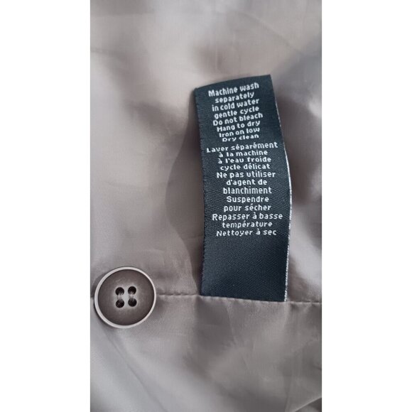 Large Men's Logan Hill Jacket Beige With Red Accents Windbreaker Coat - Picture 16 of 16